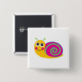 Schnecke-Knopf Button (Vorne & Hinten)