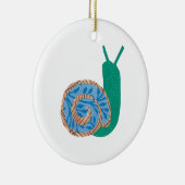 Schnecke-kundenspezifische Mitteilungs-Verzierung Keramikornament (Rechts)