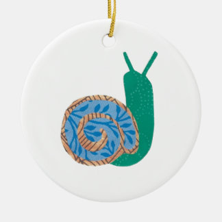 Schnecke-kundenspezifische Mitteilungs-Verzierung Keramikornament