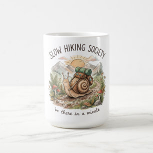 Schnecke Langsam “Bin in einer Minute da” Lustiger Kaffeetasse