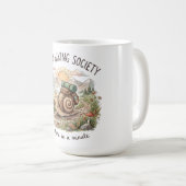 Schnecke Langsam “Bin in einer Minute da” Lustiger Kaffeetasse (VorderseiteRechts)