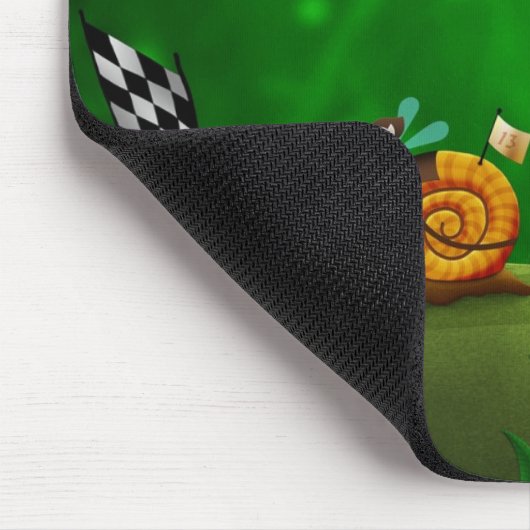 Schnecke-Laufen Mousepad (Ecke)