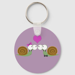 Schnecke-Liebe Schlüsselanhänger