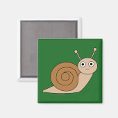 Schnecke Magnet (Vorderseite/Rückseite)