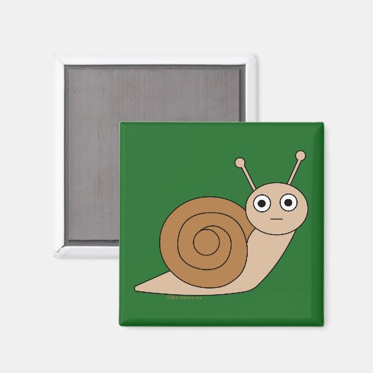 Schnecke Magnet (Vorderseite/Rückseite)
