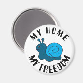 Schnecke Magnet (Vorderseite/Rückseite)