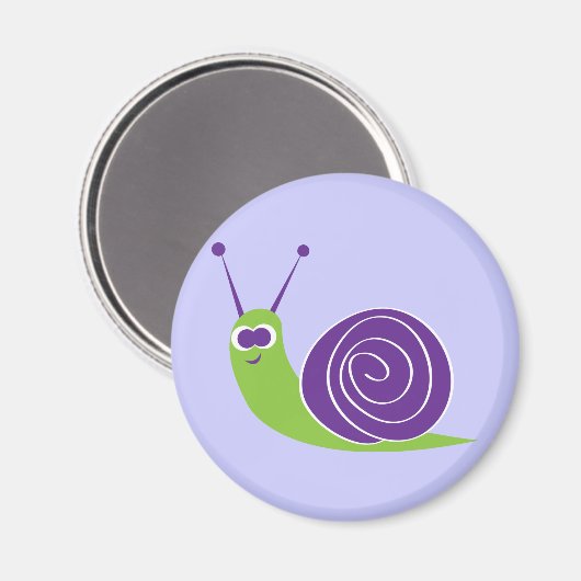 Schnecke Magnet (Vorderseite/Rückseite)