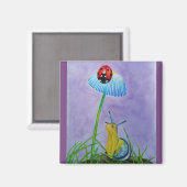 Schnecke Magnet (Vorderseite/Rückseite)