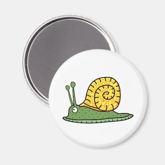 Schnecke Magnet (Vorderseite/Rückseite)
