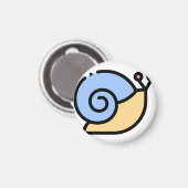 Schnecke Magnet (Vorderseite/Rückseite)