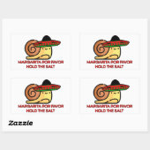 Schnecke Margarita pour Gefallen, halten Sie das S Rechteckiger Aufkleber (Blatt)