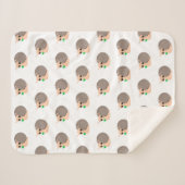 Schnecke mit Clover Baby Sherpa Blanket Sherpadecke (Vorderseite (Horizontal))