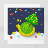 Schnecke mit Weihnachtsbaum (Vorne/Hinten)