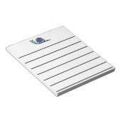 Schnecke Notizblock (angewinkelt)