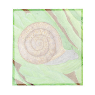 Schnecke Notizblock