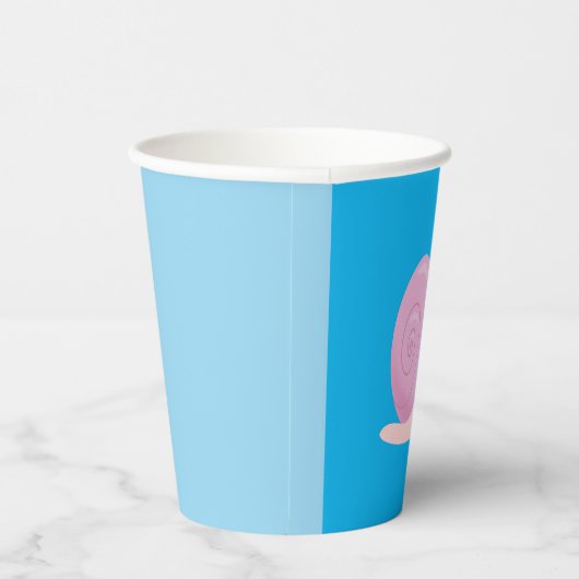 Schnecke Pappbecher (Rechts)