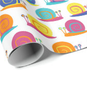 Schnecke-Party-Muster Geschenkpapier (Rolleneckpunkt)