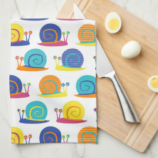 Schnecke-Party-Muster Geschirrtuch