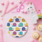 Schnecke-Party-Muster Pappteller (Party)