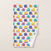 Schnecke-Party-Muster-Tücher Badhandtuch Set (Handtuch)