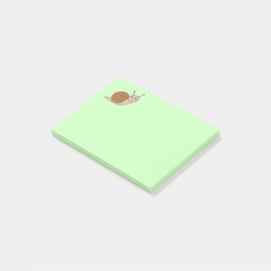 Schnecke Post-it Klebezettel (angewinkelt)