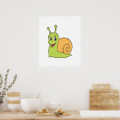 Schnecke Poster (Küche)