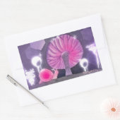 Schnecke Rechteckiger Aufkleber (Umschlag)