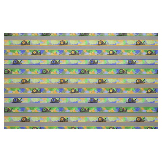 Schnecke-Rennen-Gewebe Stoff (Fat Quarter (45,7 x 55,9 cm))