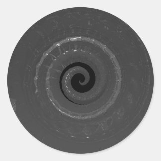Schnecke Runder Aufkleber