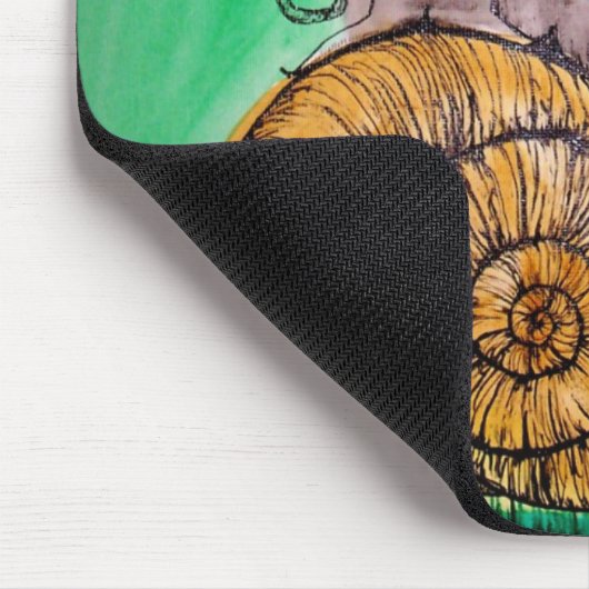 Schnecke-Stapel Mousepad (Ecke)