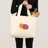 Schnecke-Tasche Jumbo Stoffbeutel (Vorderseite (Produkt))