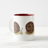 Schnecke-Tasse Zweifarbige Tasse (Vorderseite Links)