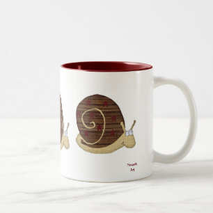 Schnecke-Tasse Zweifarbige Tasse