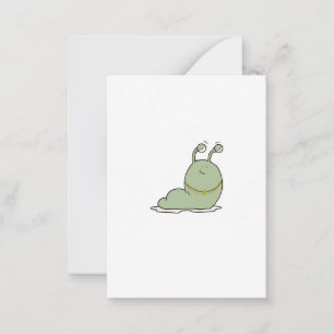 Schnecke, Thema, Käfer Thema Mitteilungskarte