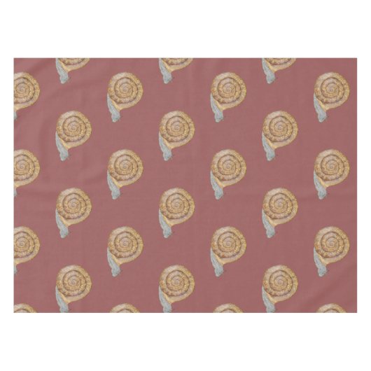 Schnecke Tischdecke (Vorderseite (Horizontal))