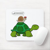 Schnecke u. Schildkröte - Turbo-Duo Mousepad (Mit Mouse)