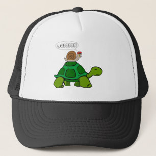 Schnecke u. Schildkröte - Turbo-Duo Truckerkappe