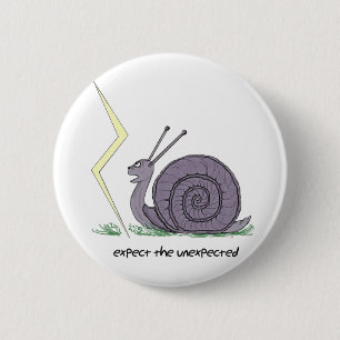 Schnecke überrascht button