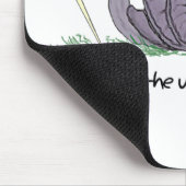 Schnecke überrascht mousepad (Ecke)