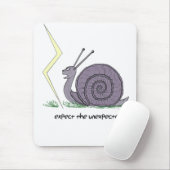 Schnecke überrascht mousepad (Mit Mouse)