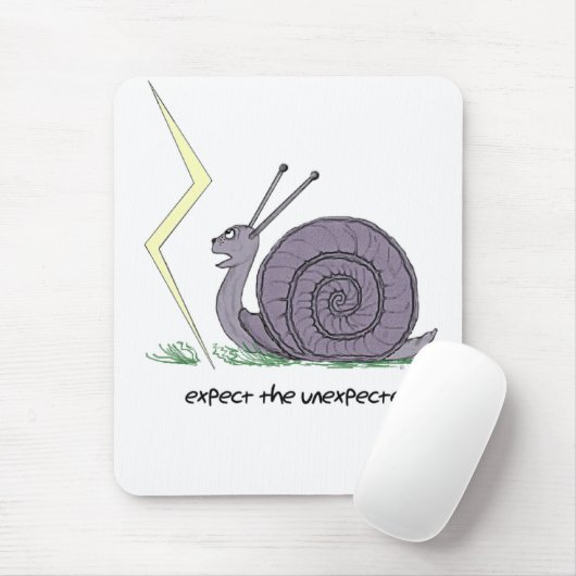 Schnecke überrascht mousepad (Mit Mouse)
