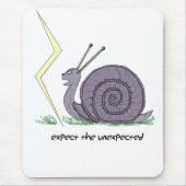 Schnecke überrascht mousepad (Vorne)