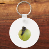 Schnecke und Apfel Schlüsselanhänger (Vorderseite)