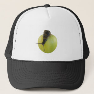 Schnecke und Apfel Truckerkappe