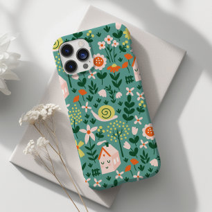 Schnecke und Blume Niedlicher Garten Botanischer G Case-Mate iPhone 14 Pro Max Hülle