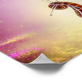 Schnecke und Mond Poster (Ecke)