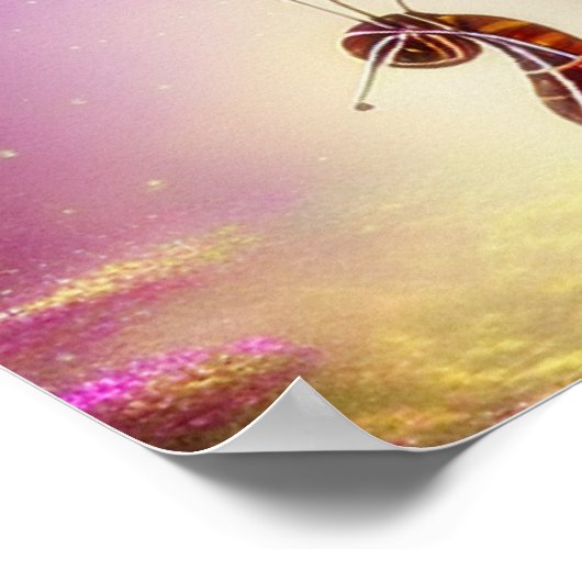 Schnecke und Mond Poster (Ecke)