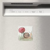 Schnecke und Pilze Magnet (In Situ (Geschirrspüler))