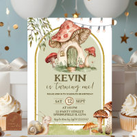 Schnecke und Pilzwälder Erster Geburtstag