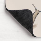 Schnecke ursprüngliches Pastellzenzeichnen Mousepad (Ecke)